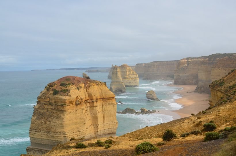 Great_Ocean_Road_Justina_Australijoje Australija, kelionės Australijoje, Keliautojų įspūdžiai, Studijos Australijoje, Kelionės, Uluru, Australijos dykuma
