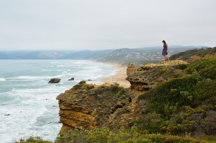 Great_Ocean_Road_Justina_Australijoje Australija, kelionės Australijoje, Keliautojų įspūdžiai, Studijos Australijoje, Kelionės, Great Ocean Road